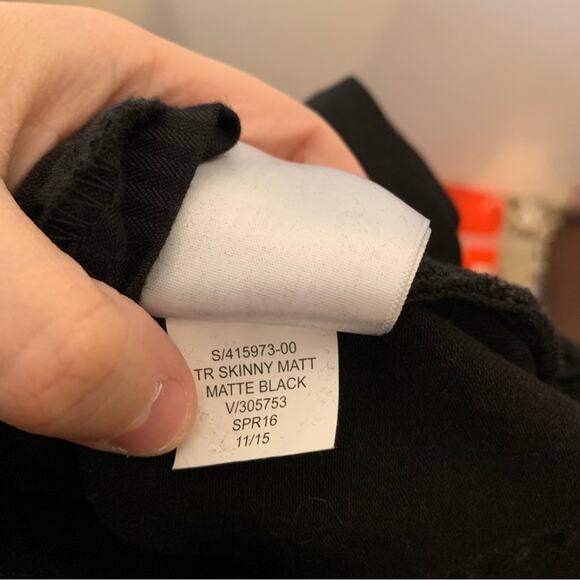 Gap Matte Black True Skinny Jeans SHORT - Picture 4 of 7